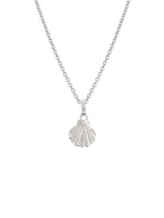 Load image into Gallery viewer, Evolve Stg CZ Seashell Coin Pendant
