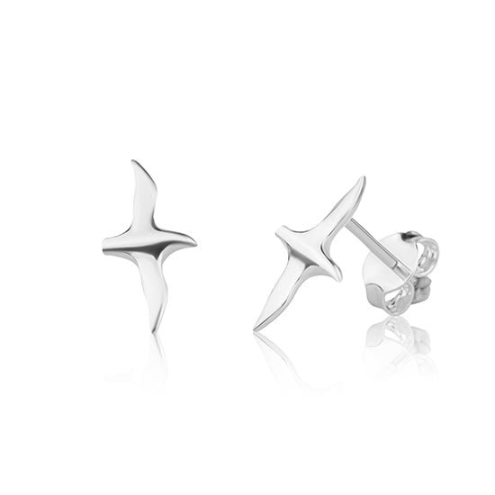 500033 evolve sterling silver albatross studs 3e11028