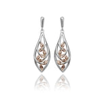 Load image into Gallery viewer, Evolve Stg/9ct Rose Gold Forest Vine Drops
