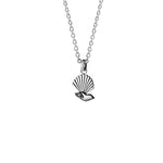Load image into Gallery viewer, Evolve Stg Cz Fantail Necklace
