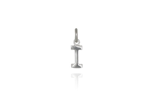 500074 evolve sterling silver initial charm lkd509 mini letter i