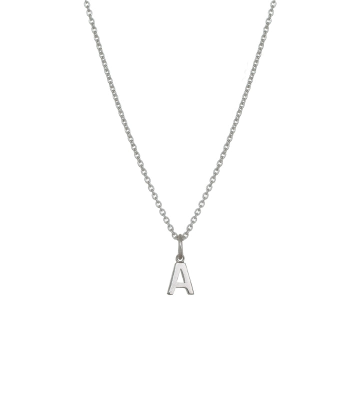 Evolve Stg Initial A Necklace 45cm