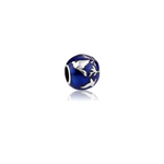 Load image into Gallery viewer, Evolve Stg Enamel Aotearoa's Tui Charm Bead
