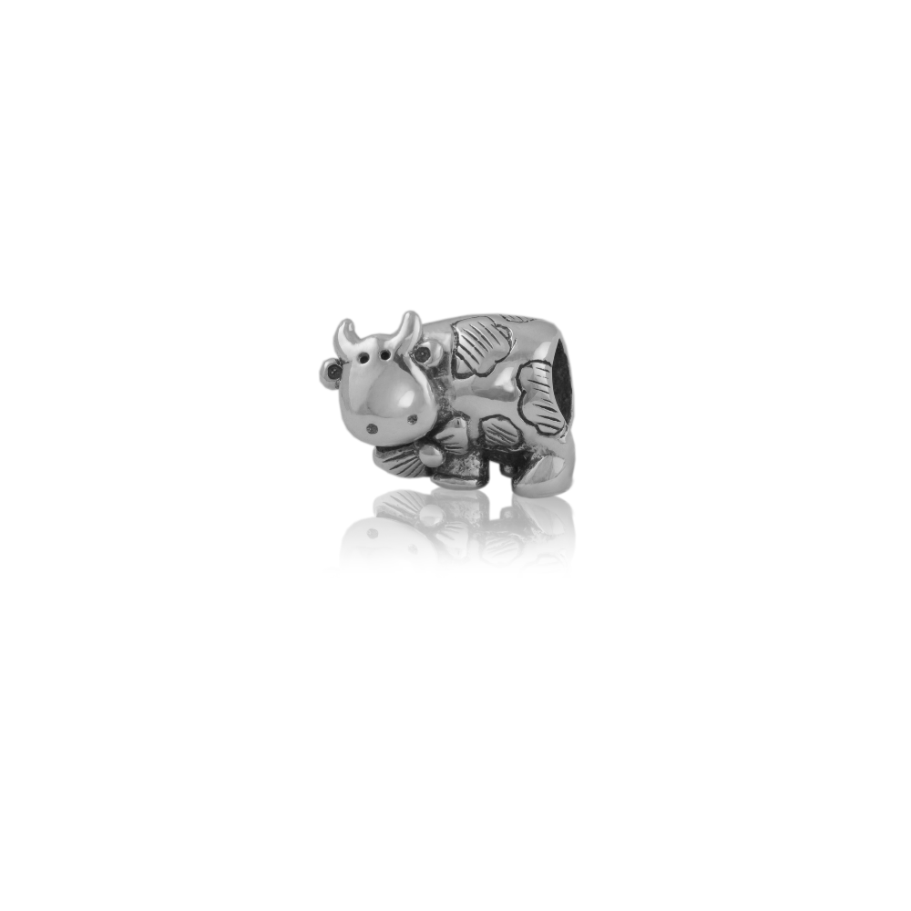 Evolve Stg NZ Daisy Cow Charm Bead