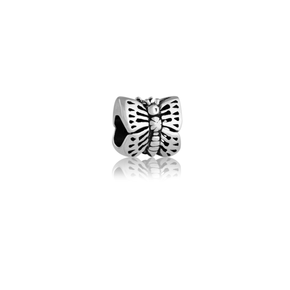 Evolve Stg Monarch Butterfly Charm Bead