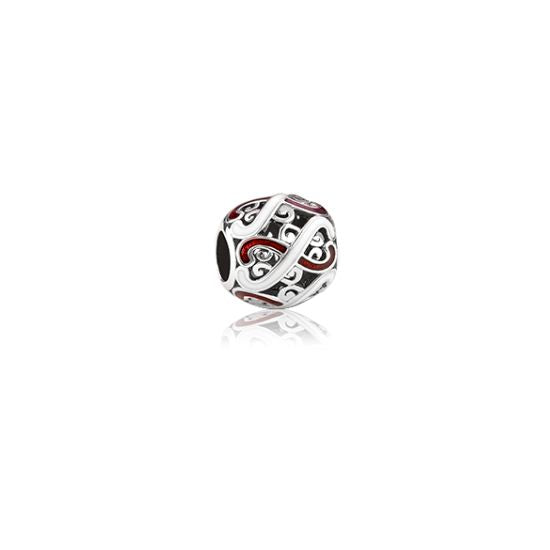 Evolve Stg Enamel Family Love Charm Bead