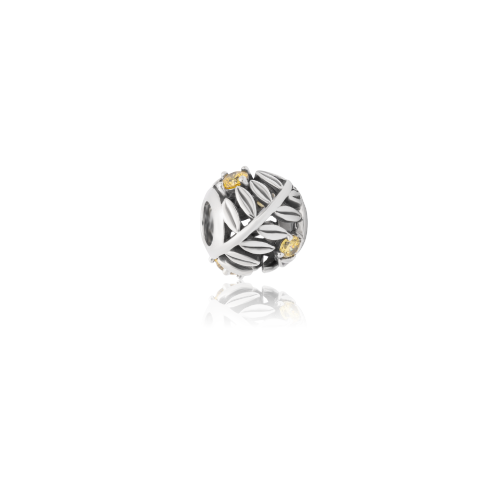 Evolve Stg CZ November Birthstone Bead