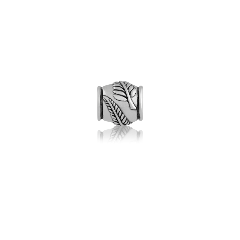 500147 evolve sterling silver charm lk011 silver fern2