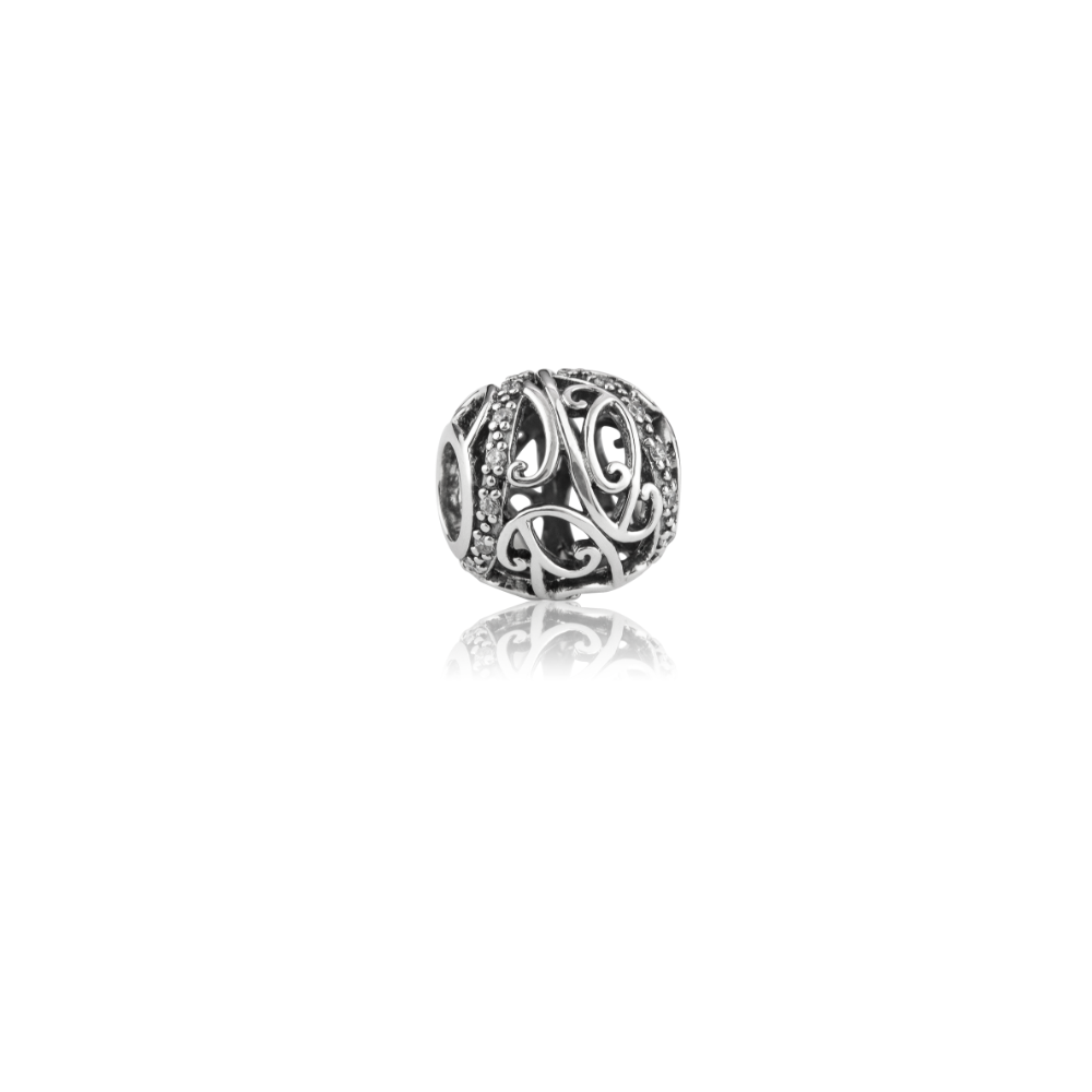500149 evolve sterling silver charm lk235cz spirit of nz vitality