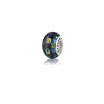Load image into Gallery viewer, Evolve Stg Pāua Mosaic Charm Bead
