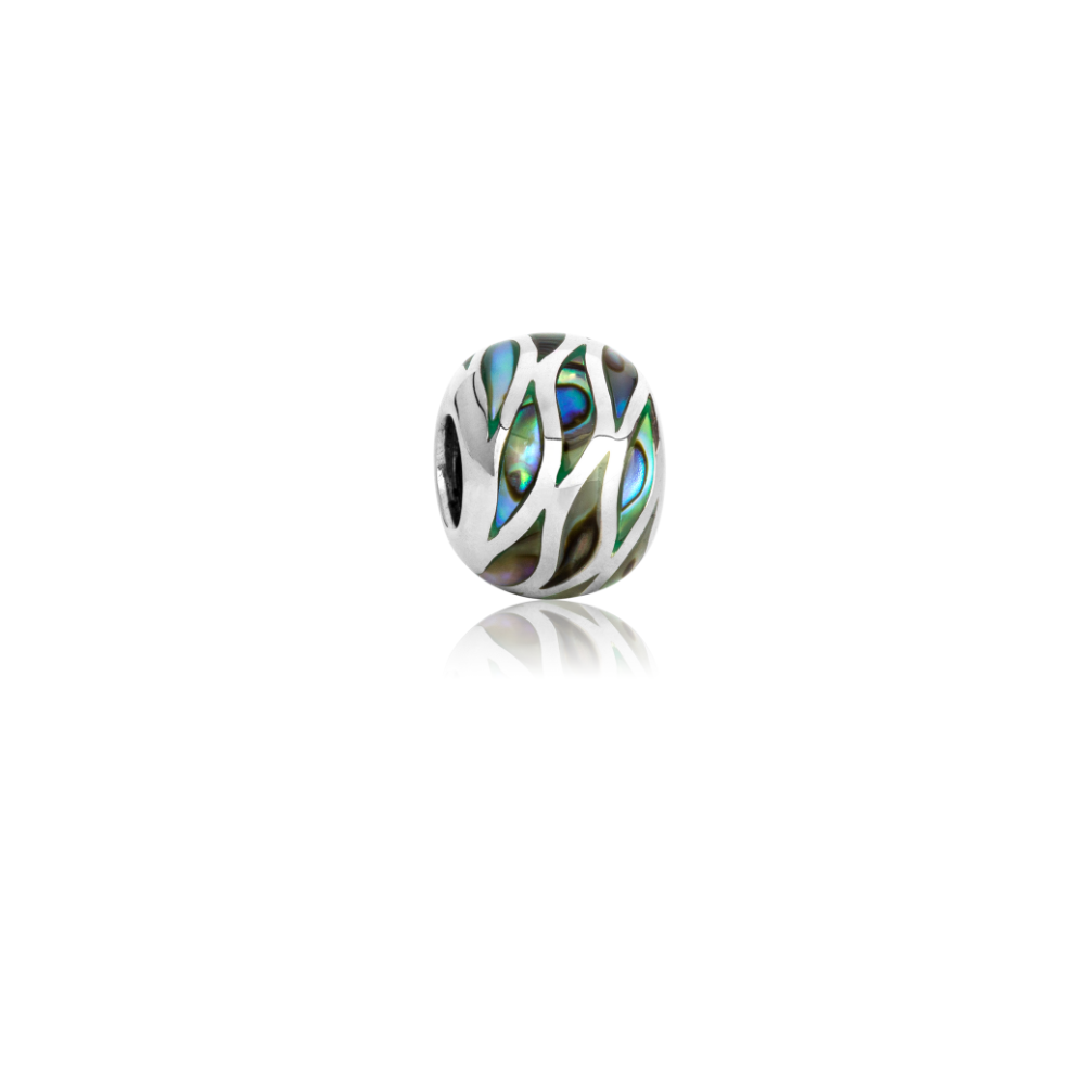 Evolve Stg Ocean Pāua Charm Bead