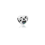 Load image into Gallery viewer, Evolve Stg Love Pāua Charm Bead
