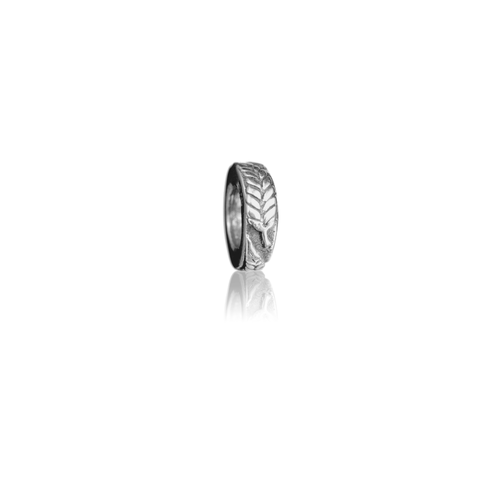 500161 evolve sterling silver charm lks002 silver fern spacer