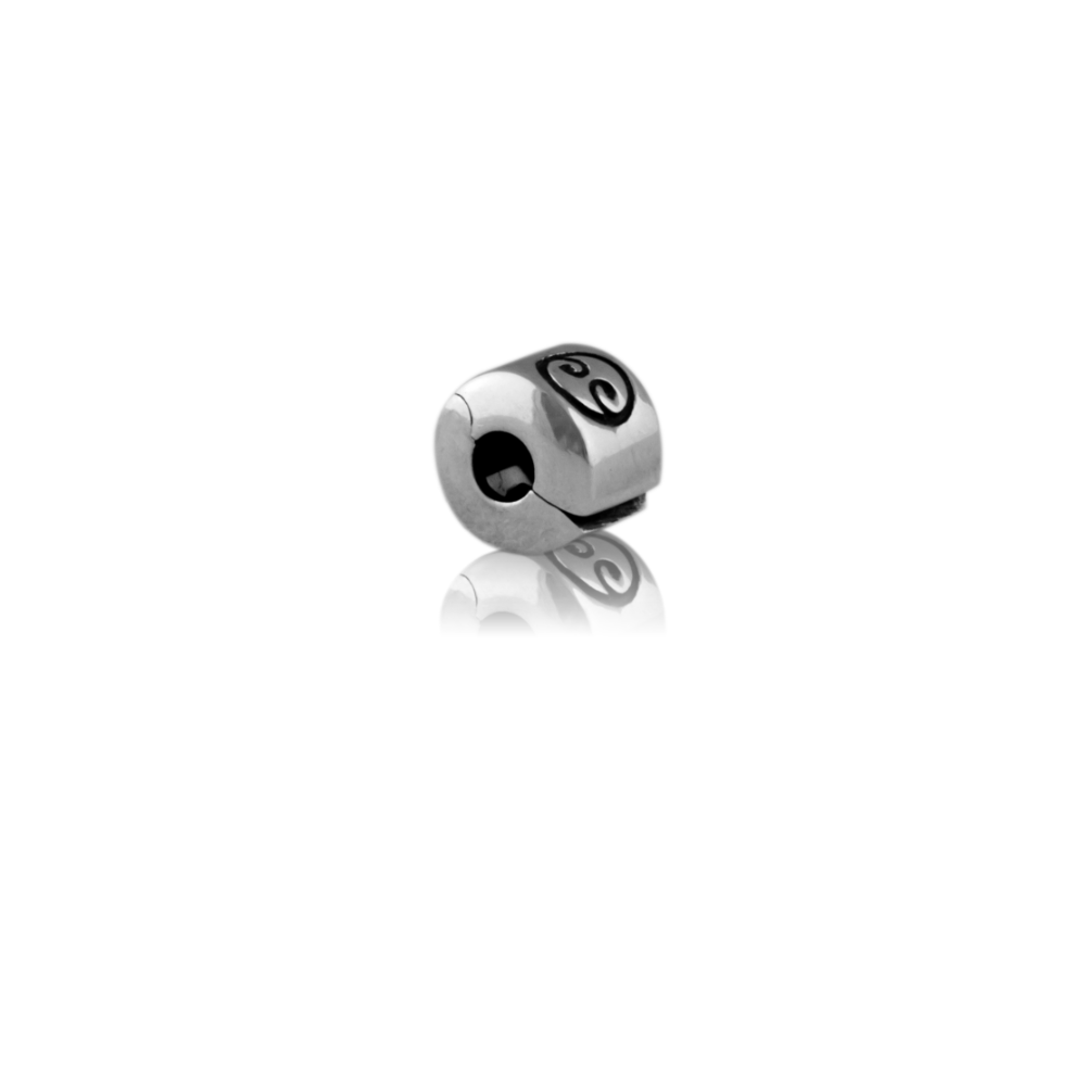 500163 evolve sterling silver charm lkc010 koru clip