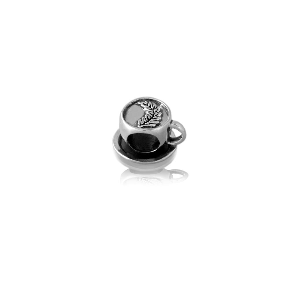 500169 evolve sterling silver charm lk082 coffee cup