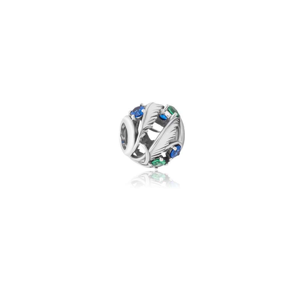 500182 evolve sterling silver cubic zirconia charm lke081 toi toi