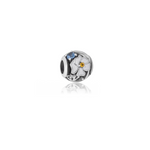 Load image into Gallery viewer, Evolve Stg Enamel CZ Mt Cook Lily Charm Bead
