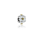 Load image into Gallery viewer, Evolve Stg Enamel CZ Daisy Bead
