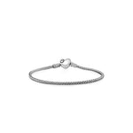 Load image into Gallery viewer, Evolve Stg Heart Clasp Charm Bracelet
