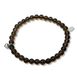 Load image into Gallery viewer, La Pierre Stg Smokey Quartz Stretch Bracelet

