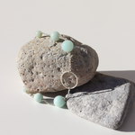 Load image into Gallery viewer, La Pierre Stg Amazonite Bead Bracelet
