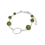 Load image into Gallery viewer, La Pierre Stg Fuchsite Bead Bracelet
