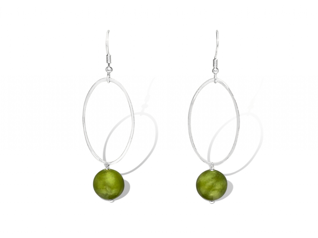 510019 la pierre stg fuchsite drop earrings