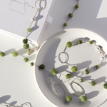 Load image into Gallery viewer, La Pierre Stg Fuchsite Bead 50cm Necklace
