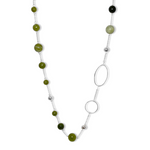 Load image into Gallery viewer, La Pierre Stg Fuchsite Bead 85cm Necklace

