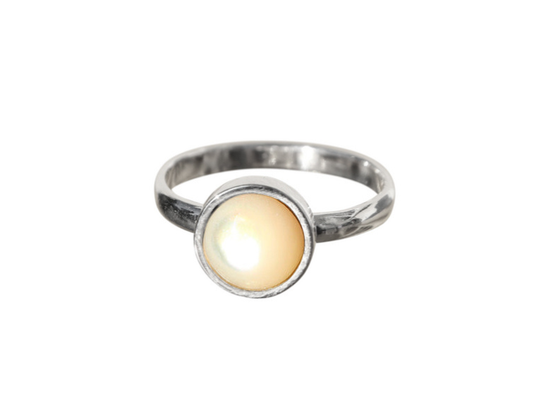 510052 la stele stg mother of pearl round ring