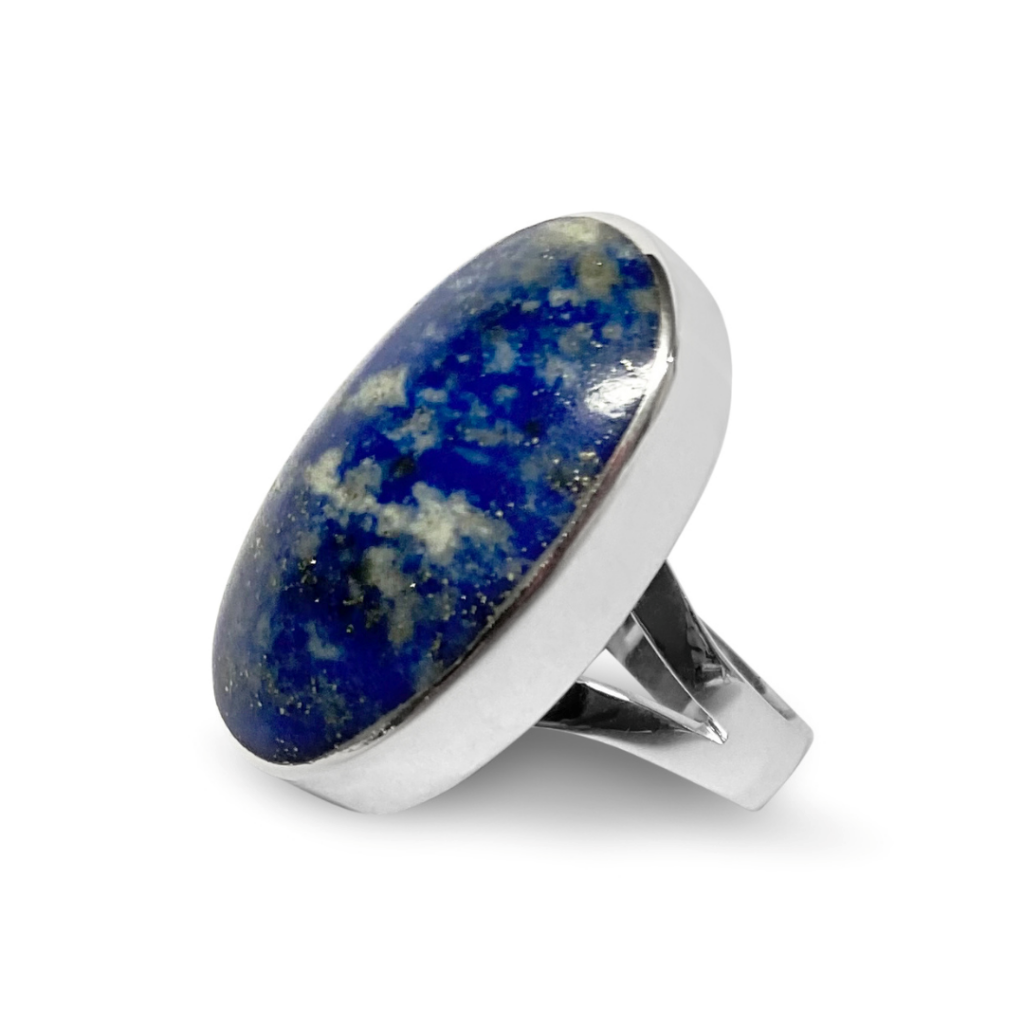 La Stele Stg Lapis Lazuli Oval Ring