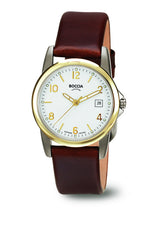 Load image into Gallery viewer, Boccia Ladies Titanium Gold Plated Quartz Watch

