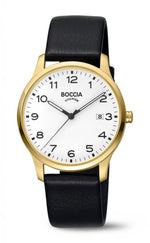 Load image into Gallery viewer, Boccia Gents Titanium Gold Plated Quartz Watch
