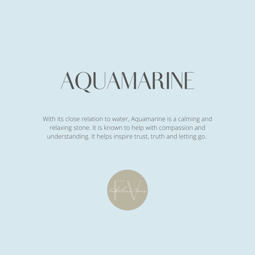 La Pierre Stg Aquamarine Bead Stretch Bracelet