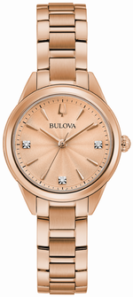 Load image into Gallery viewer, Bulova Women's Classic Diamond Quartz Watch
