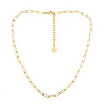 Load image into Gallery viewer, Ellani Gold Plated Stainless Steel Paperclip Chain
