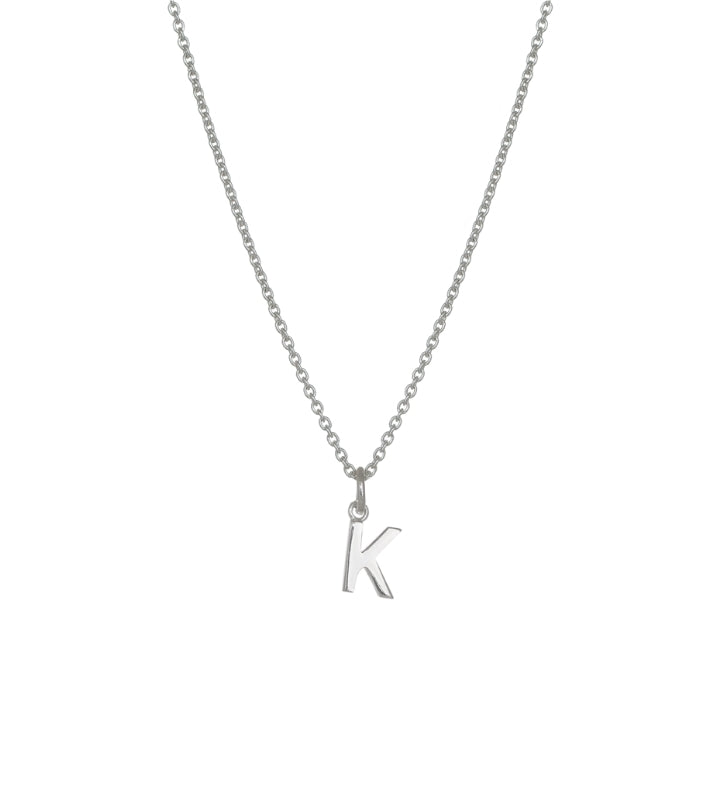 Evolve Stg Initial K Necklace 45cm