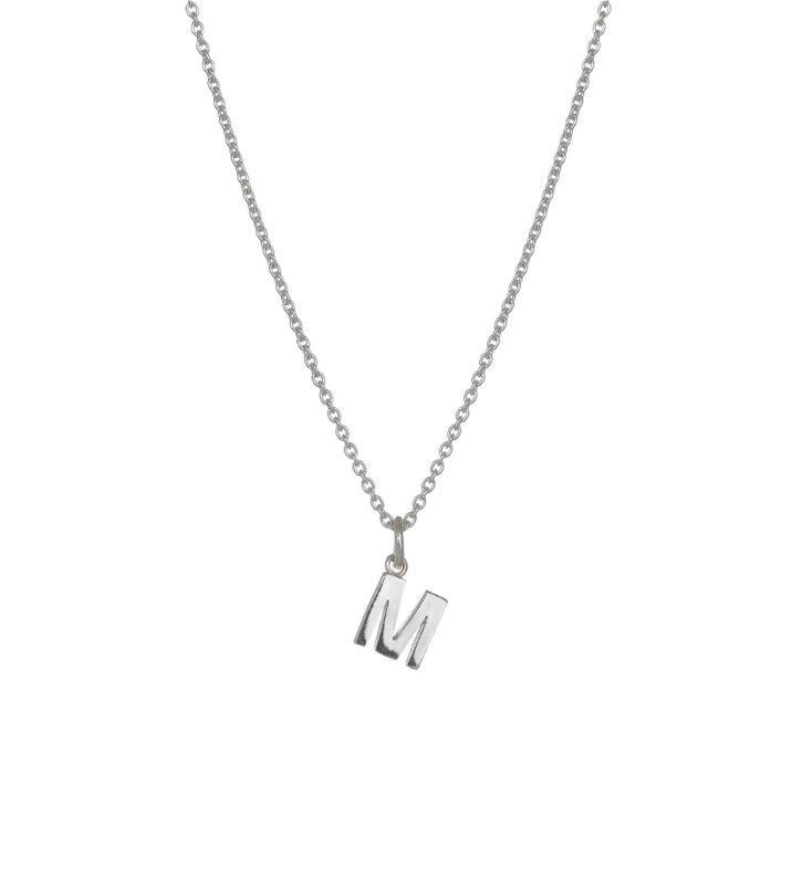 Evolve Stg Initial M Necklace 45cm