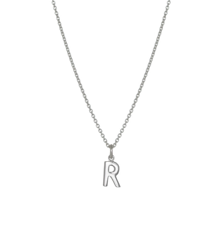 Evolve Stg Initial R Necklace 45cm