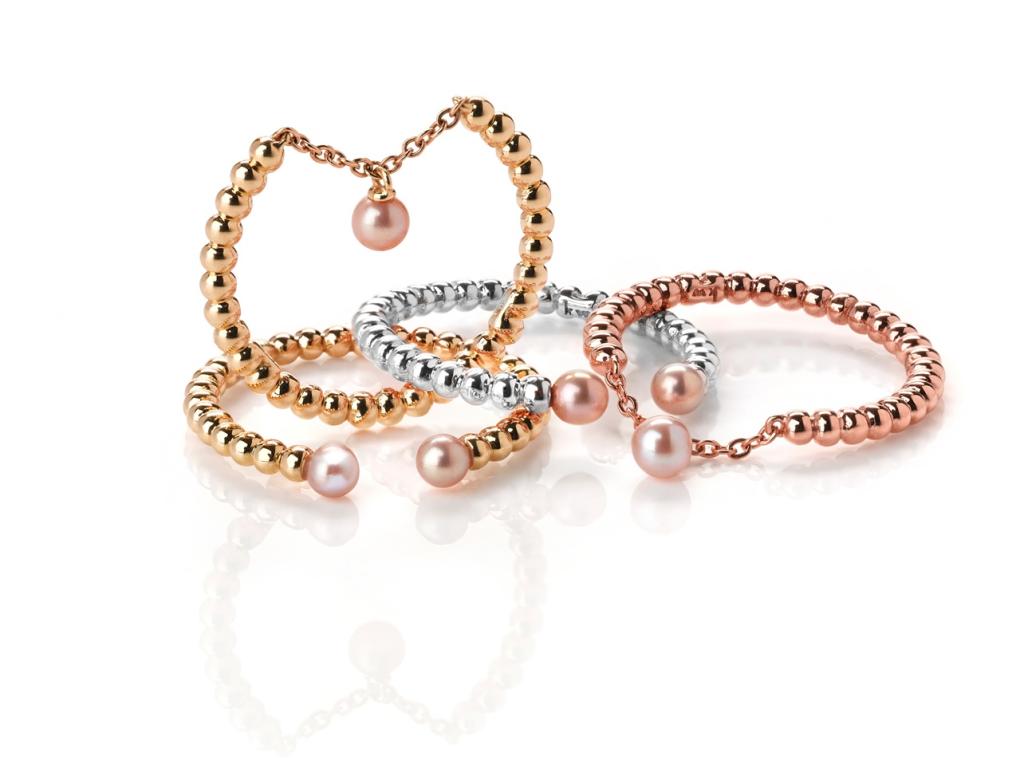 Karen walker stg split wisdom pearl ring