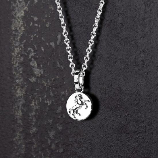 Evolve Stg Horse Disc Charm/Pendant