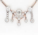 Load image into Gallery viewer, 18ct Two Tone Diamond Necklace TDW 6.61ct
