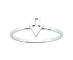 Load image into Gallery viewer, Karen Walker Stg Superfine Runaway Arrow Ring
