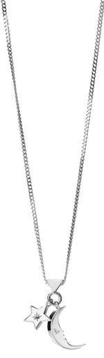 Load image into Gallery viewer, Karen Walker Moon and Star Charm Necklace
