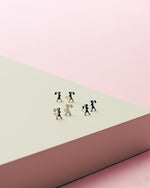 Load image into Gallery viewer, Karen Walker Stg Mini Runaway Girl Studs

