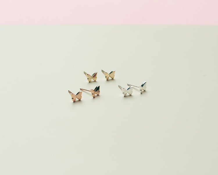 Karen walker stg mini butterfly studs