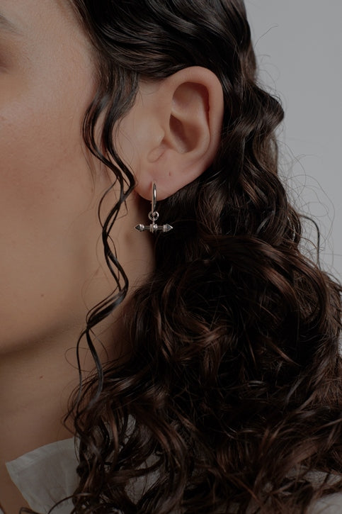 Karen walker stg arrow fob earrings