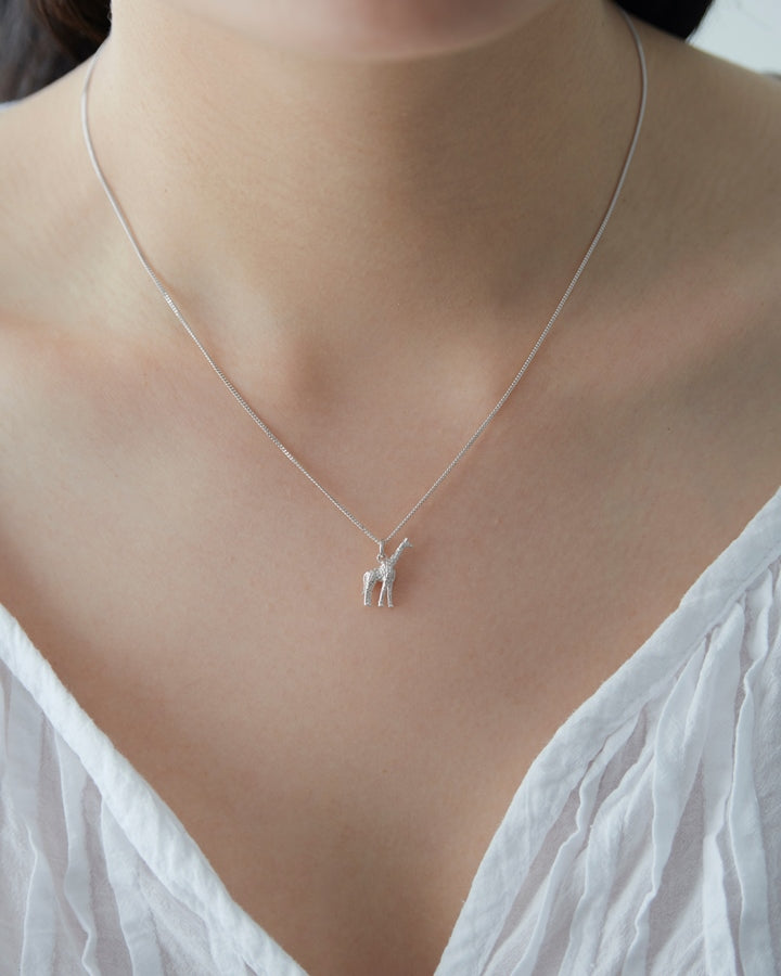Karen Walker Stg Giraffe Necklace