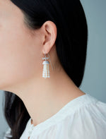 Load image into Gallery viewer, Karen Walker Stg Binding Love Pearl Earrings
