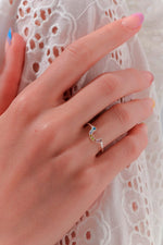 Load image into Gallery viewer, Karen Walker Stg Multi CZ Surrealist Ring
